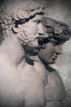 spectralflesh:  Hadrian and Antinous. 