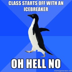 Socially Awkward Penguin.