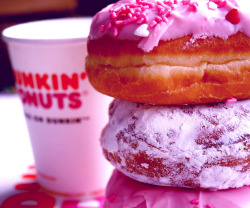 gastrogirl:  stack of ‘dunkin donuts’