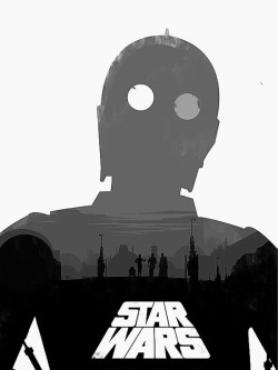 kindlewallpapers:  Star Wars by Olly Moss 