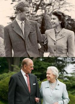 freefarfalla:  Queen Elizabeth II and Prince