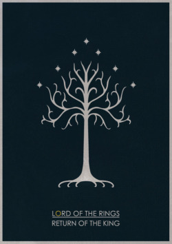 designersof:  Minimalist poster for the Return of the King 