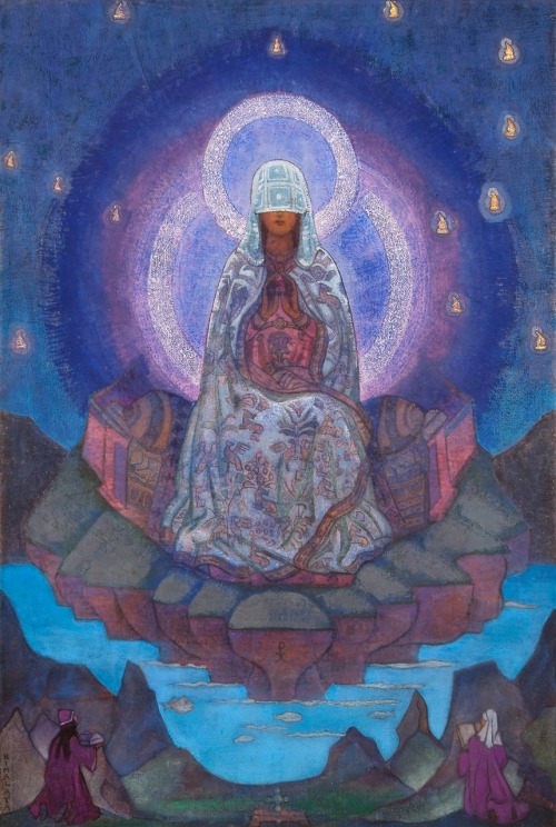 metaphysicalultrasound:  Nicholas Konstantinovich Roerich (1874-1947) Mother of the World (1930