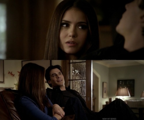 Elena : &ldquo;Do you think this is funny?&rdquo; Damon : &ldquo;Yes, Elena, I find hila