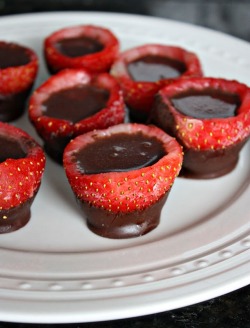 gastrogirl:  chocolate filled strawberries.  oh god my diabeets