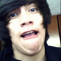 When I try to do lip biting :L