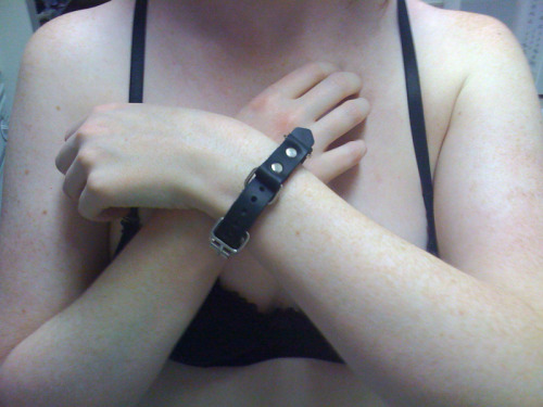 cumdoll:  I’ve been on a binge to get myself some thumb cuffs for a while.  Probably sinc