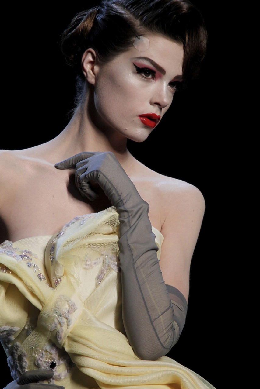 Caroline Brasch Nielsen at Christian Dior Haute Couture Spring 2011