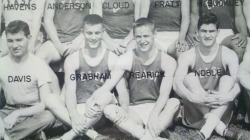 fuckyeahgaycouples:  Something a little different. Not sure if you’ll accept it. In our school the hallways are lined with old 1950s-1960s group sport photos. I was looking at them and came across these two students from 1957. It makes me smile. Thought