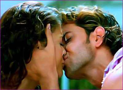 Madhuri dixit hot kiss