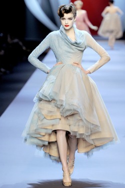 Julia Saner at Christian Dior Haute Couture