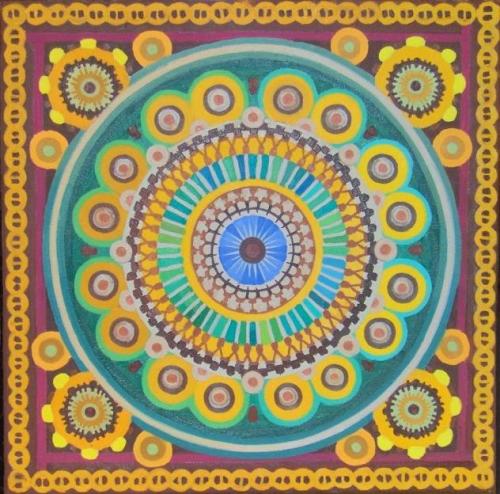 Adapted From A Traditional Moroccan Design.24"x24"