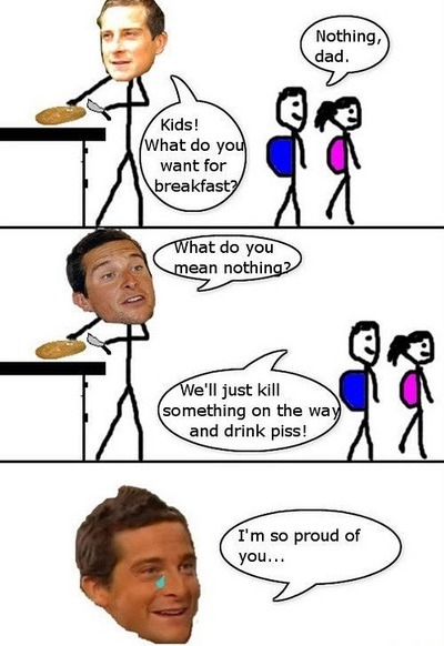 Bear grylls funny memes