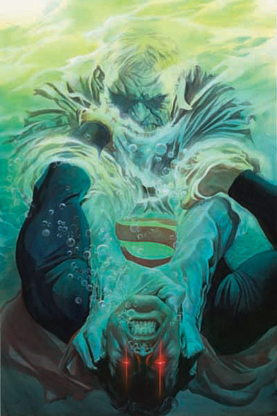 ohmygil:  Superman and Soloman Grundy 