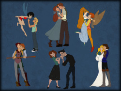 scurvie:  Non-Disney couples by ~scaragh 