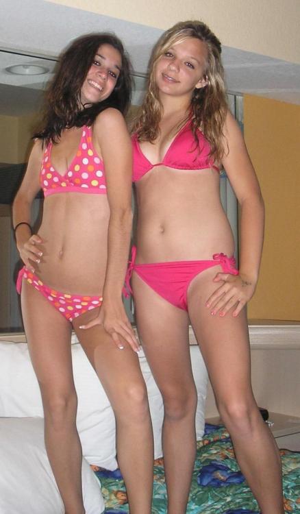 Young teen girls with small boobs