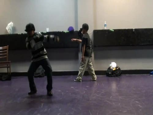 neleponce:  anniekamikaze:  staying-real:  The Art of Teknique (TAT) Krumpin Freestyle to “Step On Stage”. Whatthefuck.  oh damn.  aww they’re cute.  