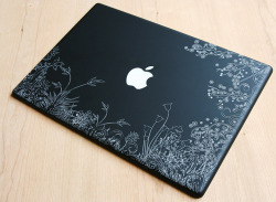 Black Macbook.