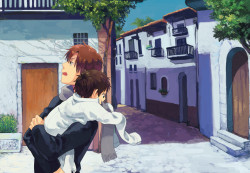 I Love Baby Spain So Much ;U; He&Amp;Rsquo;S Nomming On Romano&Amp;Rsquo;S Scarf