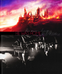 dailypotter:   He and Voldemort and Snape, the abandoned boys, had all found home here.  