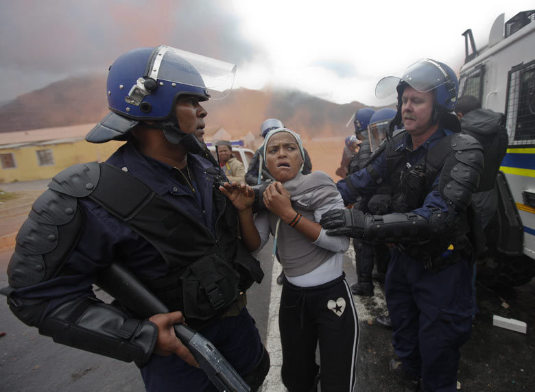 The Guardian,	Wednesday 22 September 2010 South African police arrest a suspected
