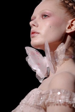 Frida Gustavsson at Valentino Haute Couture