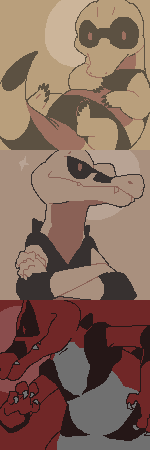 berricream:  sunbearstars:  Possibly my favorite evolution line in the new generation