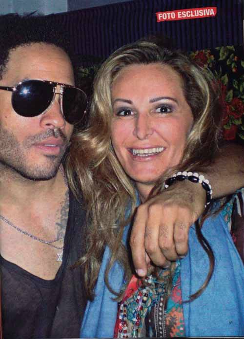 Rockstars: Lenny Kravitz &amp; Daniela Guarnero Santanchè