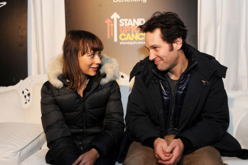 Rashida Jones & Paul Rudd at the Sundance Film Festival.