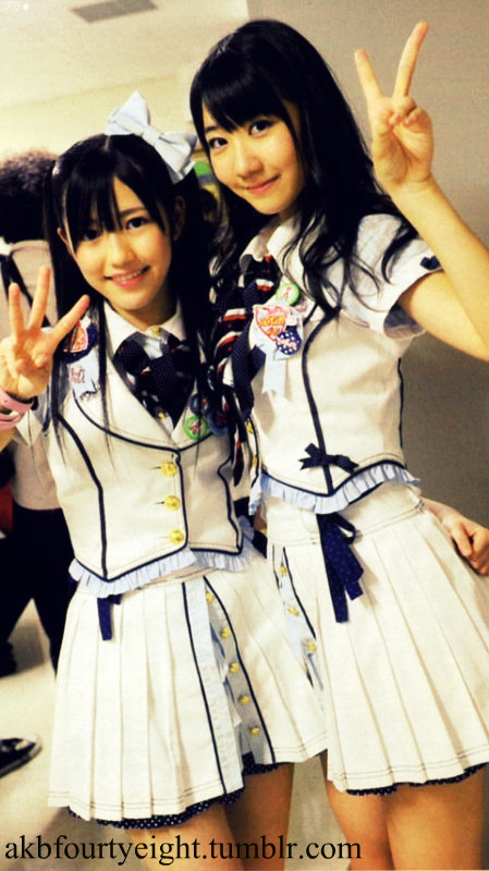 akbfourtyeight:  mayuyu x yukirin ♥ 