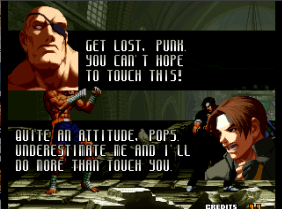 Bison2Winquote — - Iori Yagami, SNK vs Capcom: SvC Chaos