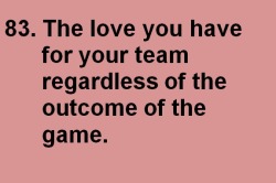 nycramblings:  Dedication. Loyalty. Fandom. True life. 