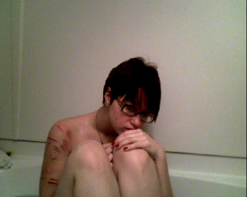 lefthandedjanice:  Sick and in the bath with Bright Eyes and Tumblr. &lt;3  This was a year ago.