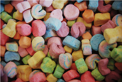 i used to pick the marshmallows out of my lucky charms all the time