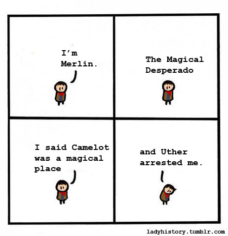 ladyhistory:Merly vs. Literal!Uther.