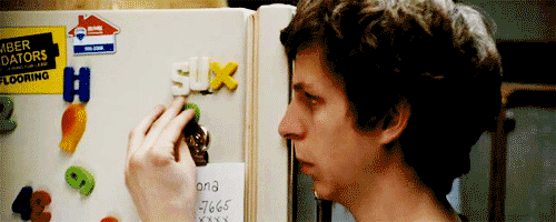 ryannchristine:  Scott: “You know what really sucks though?”Wallace: “What?”Scott: “Everything.” 