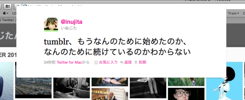 inujita:  Twitter / @いぬじた: tumblr、もうなんのために始めたのか、なんのため …