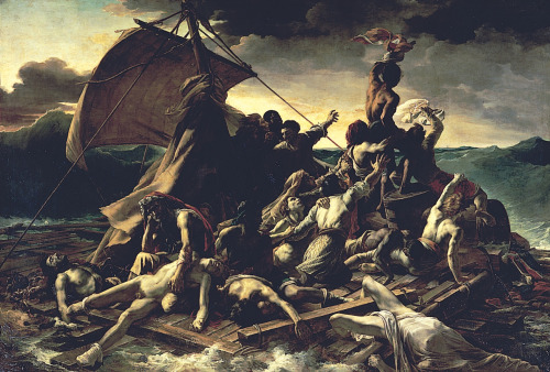 arthappens:The Raft of the Medusa (French: Le Radeau de la Méduse) is an oil painting of 1818–1819 b