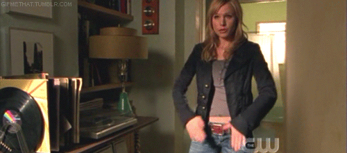 GIFmethat — Veronica Mars Now, remember, when you rip off the