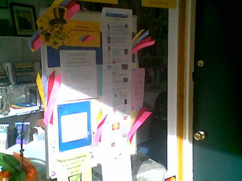 This Is A Picture Of One Of The Bulletin Boards I Update At The San Francisco Spiritual Enrichment Center.