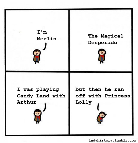 ladyhistory:Merly gets stuck in Molasses Swamp.