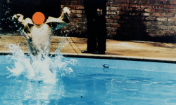 Ascension (Orange) with Pool and Onlooker by John Baldessari, 1997