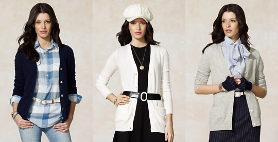 Three great looks with a simple cashmere cardi.