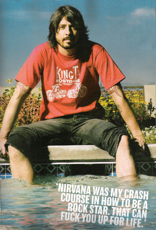 themelodymaker:  ‘Nirvana was my crash course in how to be a rock star. That can fuck you up for lif
