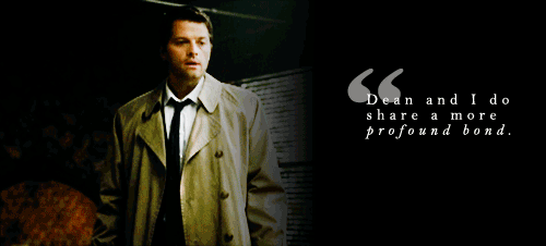 old-souls:  tenthofjune:  Dean’s reaction when Cas says “profound bond.”  XD