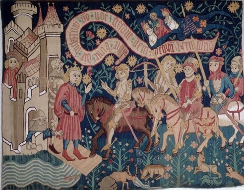 The Arrival of Joan of Arc at Chinon15th CenturyTapestry d'Azeghio (manufactured in Germany)source