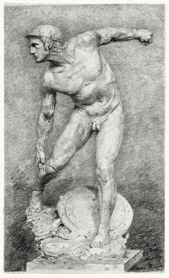 Achilles, inflamed with anger after the death