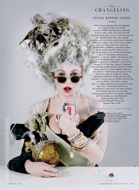 inspirationnow:bunny-nose:bohemea:    Helena Bonham Carter: The Changeling - Vanity