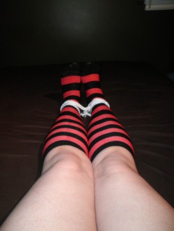 sirs-littleone:  Me with stripey socks and