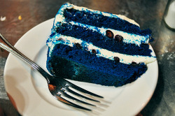 What does blue velvet taste like?  Stupid